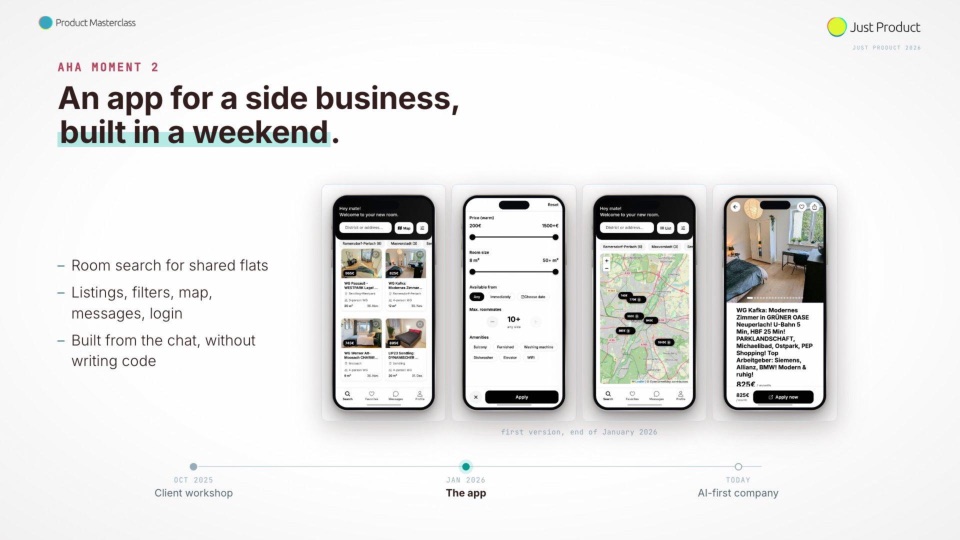Slide: an app for a side business, built in a weekend