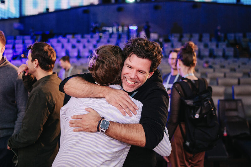Networking between talks